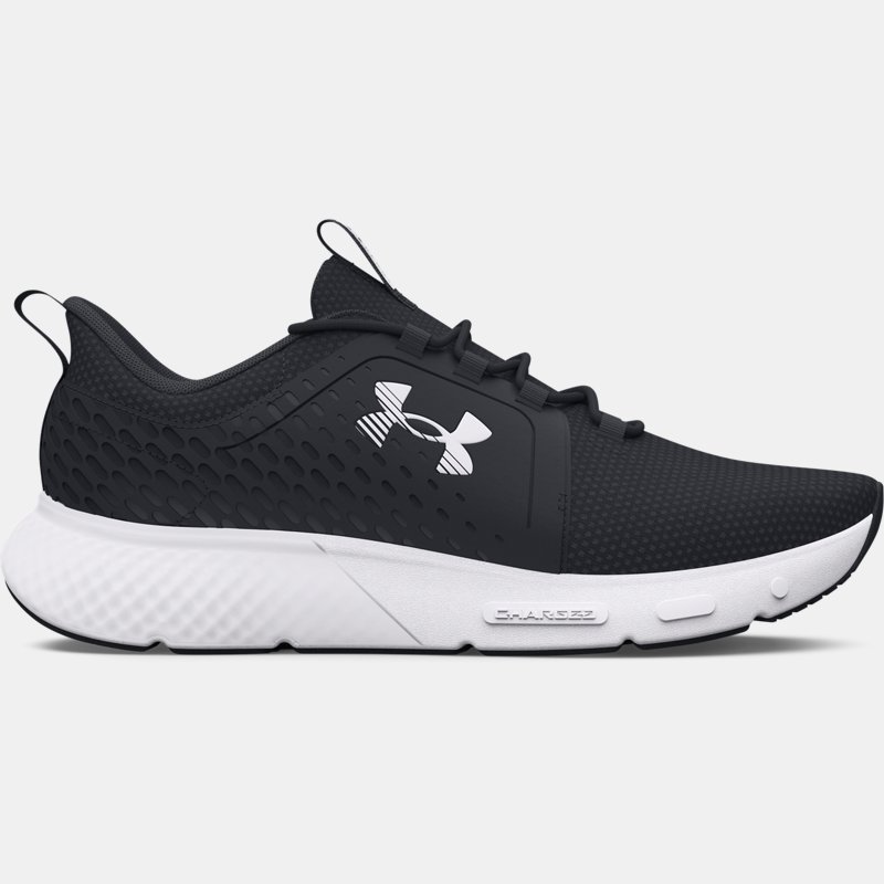 Women's  Under Armour  Charged Decoy Running Shoes Black / Black / White 4
